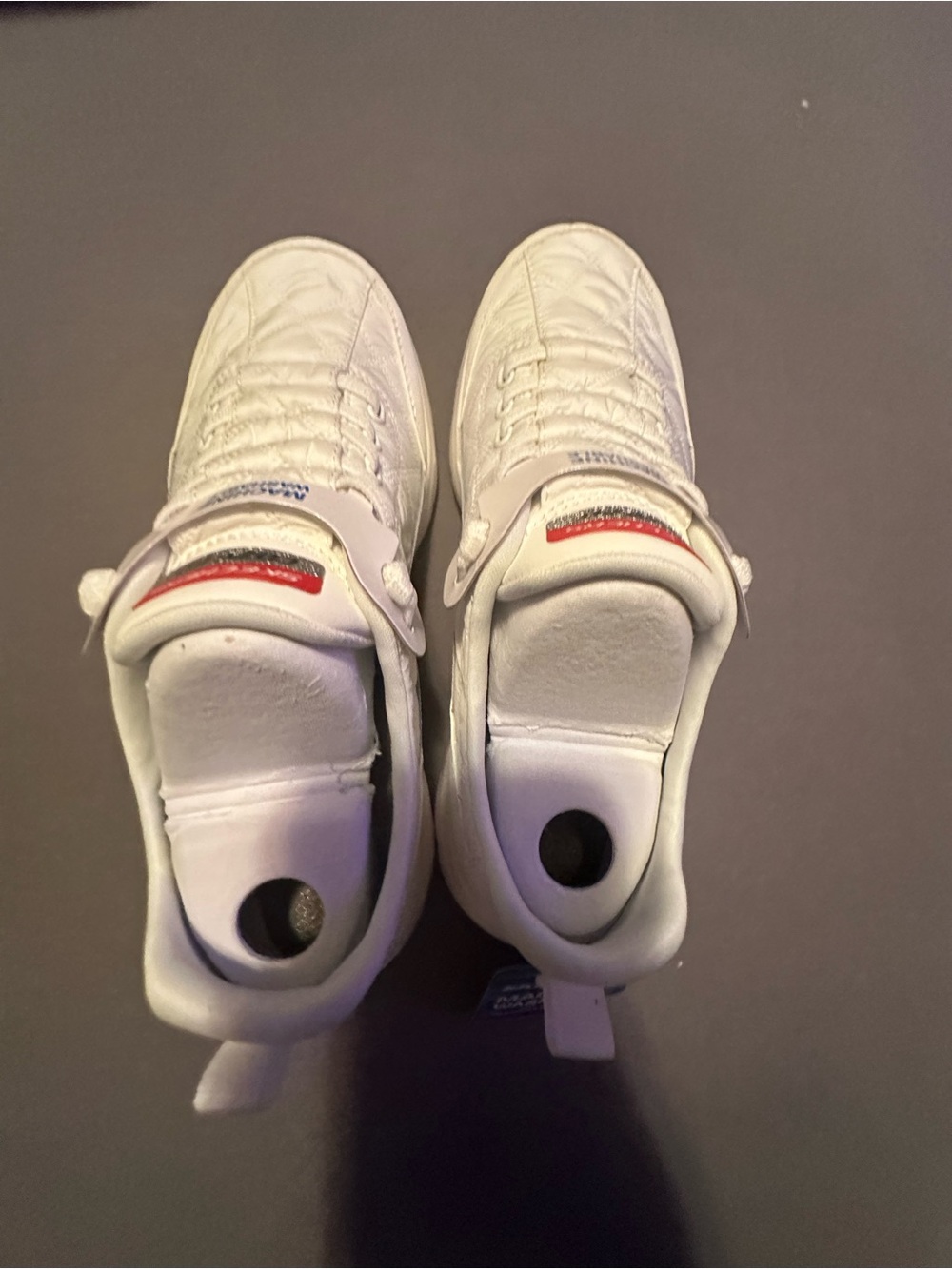 White Skechers Cozy Fit size 6 wide width